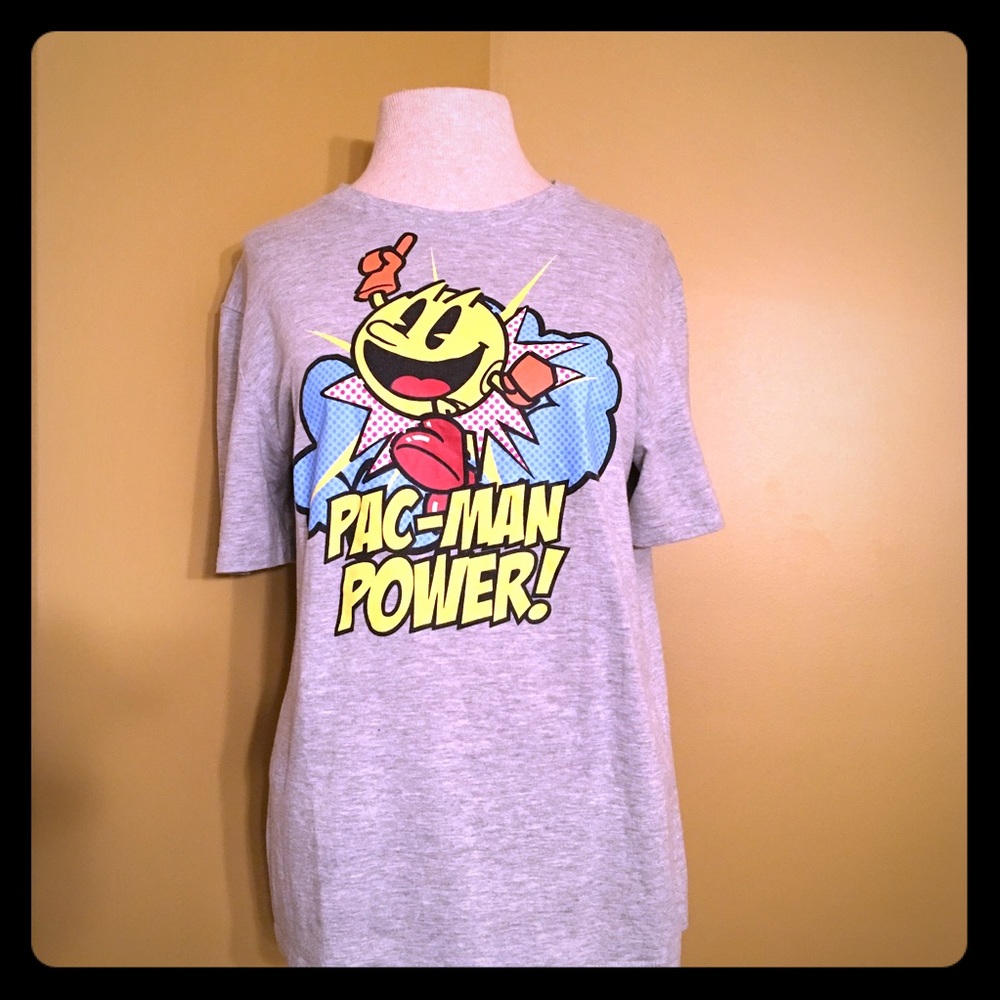 VINTAGE PAC MAN TEE💛💙